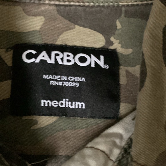 NWOT camo button down jacket - Picture 2 of 5